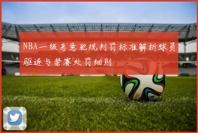 NBA一级恶意犯规判罚标准解析球员驱逐与禁赛处罚细则